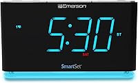 Emerson ER100301 Smartset Alarm Clock Radio with Bluetooth and USB Charging — image 2