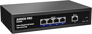 AUMOX PRO SG305P 5-Port Gigabit PoE Switch Review