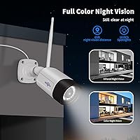 Hiseeu 5MP Wireless Security Camera System with 12″ LCD Monitor and 3TB HDD — image 3