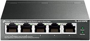TP-Link TL-SG105PE 5-Port Gigabit PoE Switch