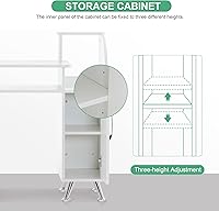 BarberPub Manicure Table 2636 White — image 5