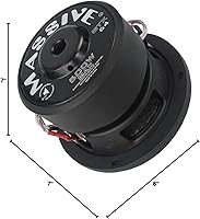 Massive Audio GTX64 6″ Subwoofer 500 Watt Dual 4 Ohm — image 6