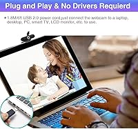 HDZIYU 4K Webcam with Microphone and Tripod — image 5