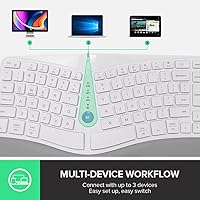DeLUX GM901D Wireless Ergonomic Split Keyboard — image 3