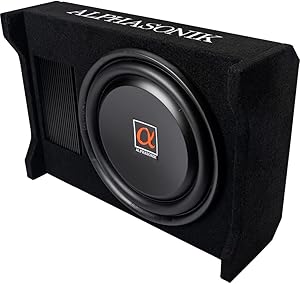 Alphasonik AS120A 12″ Active Shallow Mount Subwoofer