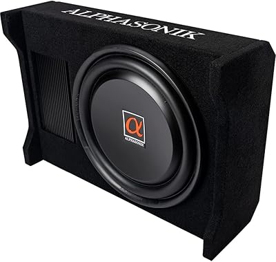 Alphasonik AS120A 12″ Active Shallow Mount Subwoofer