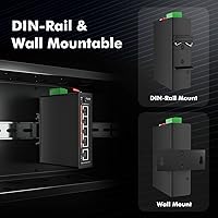 MokerLink 5-Port PoE+ Industrial DIN Rail Switch — image 7