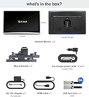 Seventour 12.4-inch 4K Android Car TV Headrest Monitor — image 6