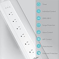 BN-LINK Smart Plug Power Strip with 6 Outlets and 4 USB Ports — image 3