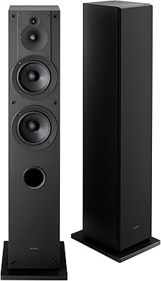 Sony SS-CS3M2 3-Way 4-Driver Hi-Res Floorstanding Speaker