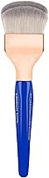 Bdellium Tools Professional Makeup Brush - Golden Triangle 972 Large Rounded Double Dome Blender - Blue — image 1