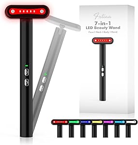 Led-Light-Therapy 7 Color Face Skincare Wand Review