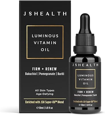 JSHealth Hydrating Face Oil with Rose Oil & Vitamin E