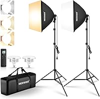 NEEWER 2 Pack 24″x24″ Softbox Lighting Kit NK103 — image 1
