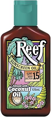 Reef Dark Sun Tan Oil Coconut 125mL SPF15