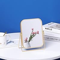 LONGSHENG Gold Tabletop Makeup Mirror — image 5