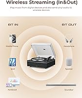 Qlearsoul ONE-S Vinyl Record Player with Bluetooth — image 4