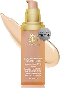 SnowZoom Foundation 4 in 1 Medium Spectrum SPF 50+ Full Coverage Concealer 1oz Review