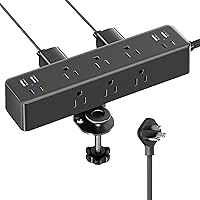 Acozvin Desk Clamp Power Strip 15FT — image 1