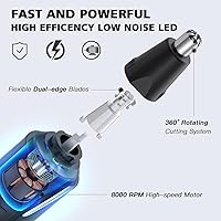 XOOMRSCP Rechargeable Ear & Nose Hair Trimmer — image 4