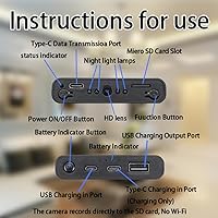 KUIYIXUE K6 Hidden Camera - 1080P, 10000mAh Battery, Motion Detection, 55 Hours Recording — image 5