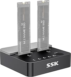 SSK NVMe SSD Cloner DK201 Review