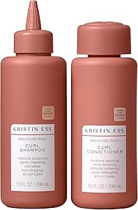 Kristin Ess Hair Curl Shea Butter Shampoo and Conditioner Set Review