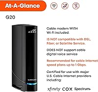 ARRIS G20 Cable Modem Router Combo — image 2