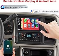 LITCOMFY QLED Radio for Chevy Silverado, GMC Sierra, Hummer H2 (2003-2006) — image 3