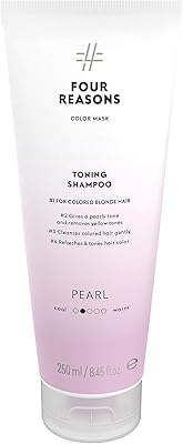FOUR REASONS Pearl Blonde Hair Toner & Color Depositing Shampoo, 8.45 Fl Oz