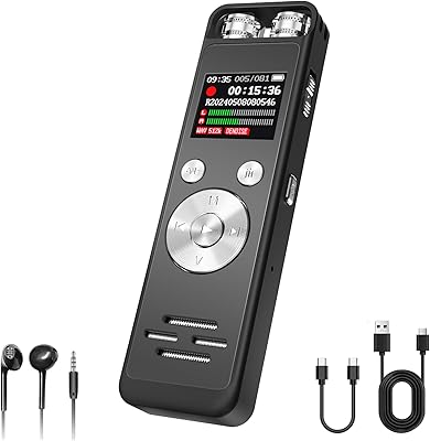 Synowell ZD43B 64GB Digital Voice Recorder
