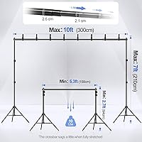 EMART 10x7ft Backdrop Stand Kit — image 2