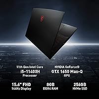 MSI GV15 15.6″ Gaming Laptop - Intel Core i5-11400H, GTX 1650, 8GB RAM, 256GB SSD — image 2
