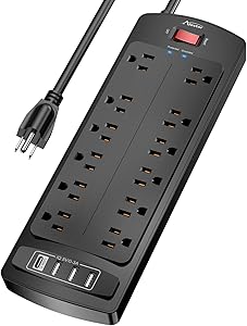Alestor Power Strip Surge Protector PS951