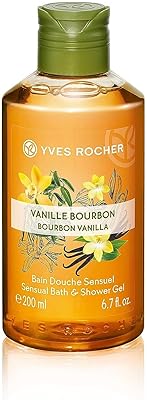 Yves Rocher Les Plaisirs Nature Sensual Bath & Shower Gel Bourbon Vanilla 200mL