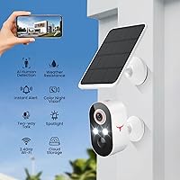 GlowPop 1080p Wireless Security Camera with Solar Panel — image 2
