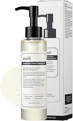 DearKlairs Gentle Black Fresh Cleansing Oil 5.07oz