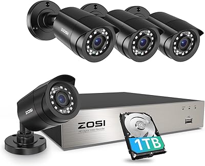 ZOSI 3K Lite Security Camera System 1TB