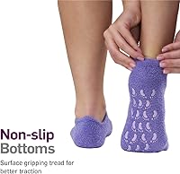 NatraCure Moisturizing Gel Booties and Gloves Set - Lavender — image 3
