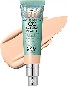 IT Cosmetics CC+ Cream Natural Matte Foundation SPF 40 - 1.08 fl oz Review