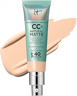 IT Cosmetics CC+ Cream Natural Matte Foundation SPF 40 - 1.08 fl oz