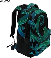 ALAZA Watercolor Octopus Large Backpack for Kids — image 2