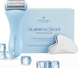 PLANTIFIQUE Facial Ice Roller and Stainless Steel Gua Sha Set Review