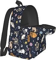 Cute Cats Backpack for Women 16.9-inch Travel Casual Laptop Backpack — image 6
