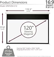 Elite Screens Spectrum2 120-inch 16:9 Electric Motorized Projector Screen — image 9