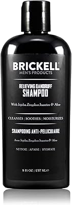 Brickell Men's Relieving Dandruff Shampoo, 8oz