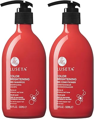 Luseta Red Hair Shampoo & Conditioner Set 2 x 16.9oz