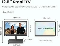 othoig 12.5-inch Portable TV — image 3