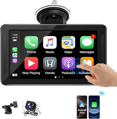 Leadtree 7-inch HD Portable Wireless CarPlay Screen