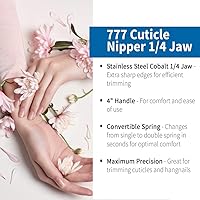 Mehaz Stainless Steel Cobalt Cuticle Trimmer 1/4 Jaw — image 4